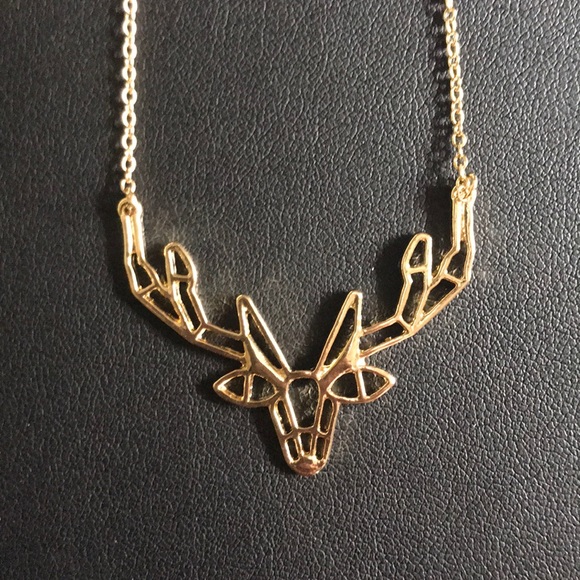 Golden Threads Jewelry - Deer Necklace